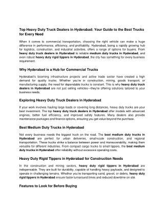 Top Heavy Duty Truck Dealers in Hyderabad_ Your Guide to the Best Trucks for Every Need (1)