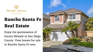 Luxury Real Estate in Rancho Pacifica - Brizolis Janzen & Associates
