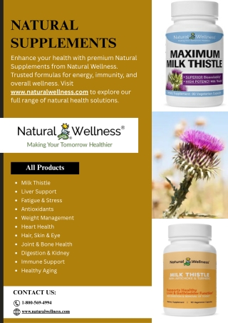 Natural Supplements - naturalwellness.com