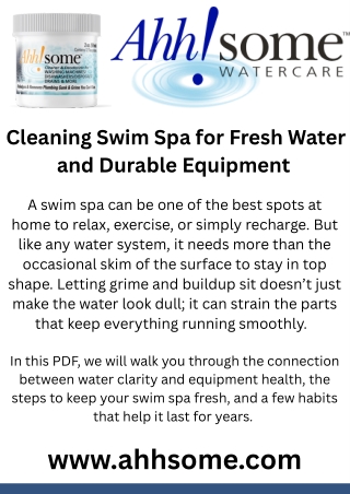 Keep Your Spa Water Crystal Clear with Our Hot Tub Filter Cleaner