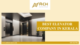 best elevator company in kerala