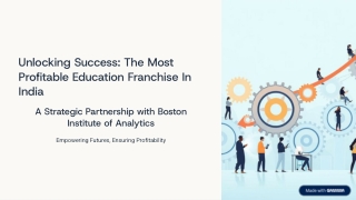 Education Franchise Opportunities