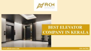 BEST ELEVATOR COMPANY IN KERALA