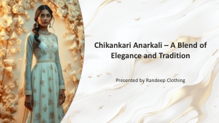 Chikankari Anarkali – A Blend of Elegance and Tradition