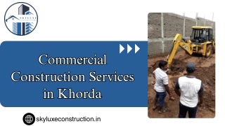 Commercial Construction Services in Khorda