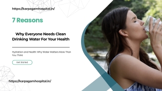 7 Compelling Reasons Clean Drinking Water is Essential for Your Health