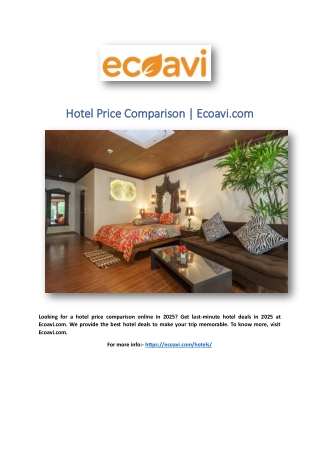 Hotel Price Comparison | Ecoavi.com