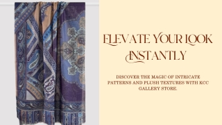 Elevate Your Look Instantly with Intricate Patterns and Plush Textures