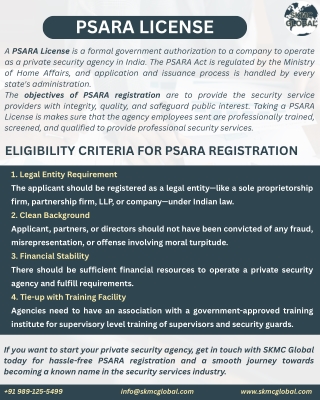 PSARA License