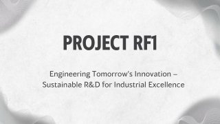 Renovare RF1 by Project RF1  Powering a Greener, Smarter Industrial Future