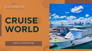 Discover Elegance at Sea with a Luxury Cruise Dubai Experience