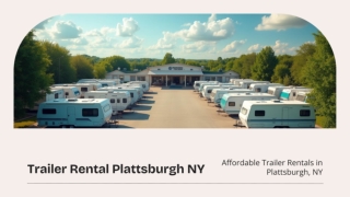Choose the Right Trailer Rental Plattsburgh NY