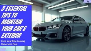 Car Detailing Beenleigh 5 Essential Tips to Maintain Your Car’s Exterior