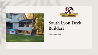 South Lyon Deck Builders