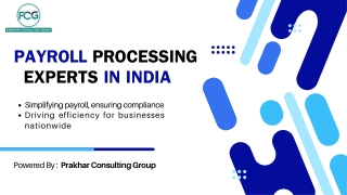 Payroll Processing Company in India