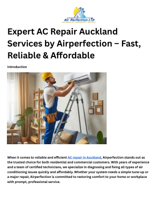 Airperfection