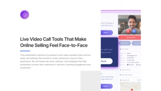 Live Video Call Tools That Make Online Selling Feel Face-to-Face