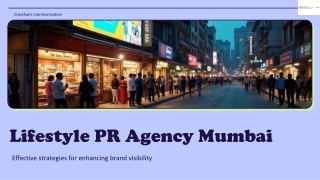 Lifestyle PR Firm India