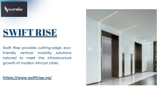 Reliable Lift Installation in Lagos: Swift Rise Experts