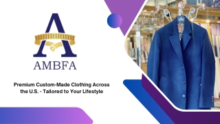 Bespoke Tailoring Washington D.C