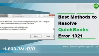 How to Solve QuickBooks Error 1321