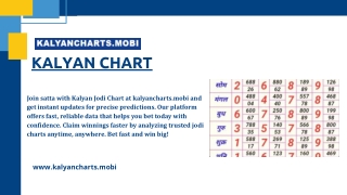 Kalyan Chart