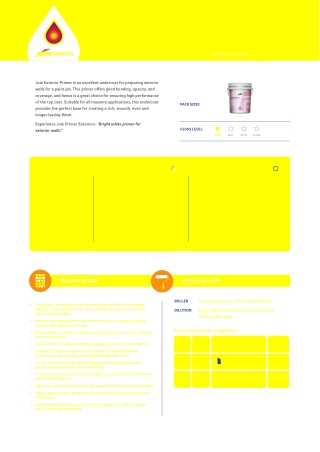 Joie Primer Exteriors Setting the canvas