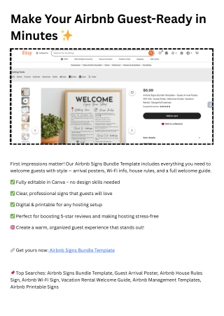 Make Your Airbnb Guest-Ready in Minutes ✨