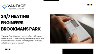 Trusted 24/7 Heating Engineers Near You