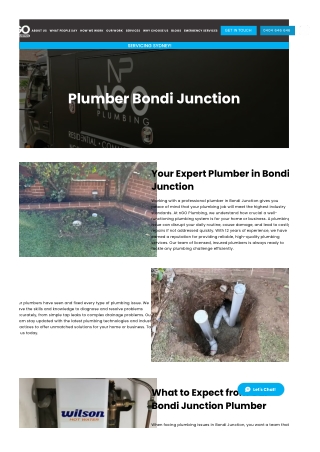 Plumber Bondi Junction