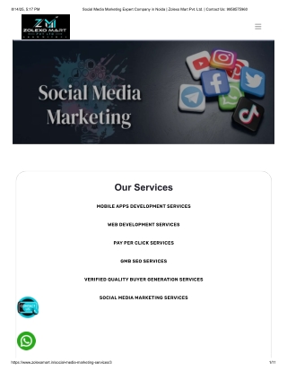 Top Social Media Marketing Provider Company in Noida