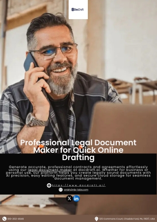 Professional Legal Document Maker for Quick Online Drafting