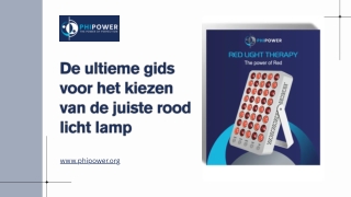 De ultieme gids voor het kiezen van de juiste rood licht lamp