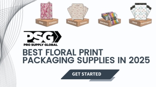 Best Floral Print Packaging Supplies in 2025