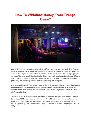 How To Withdraw Money From Tiranga Game (1)