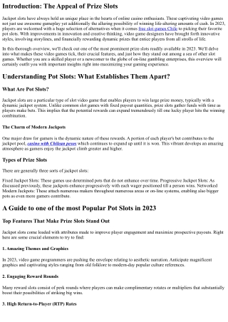 An Overview to the Most Popular Jackpot Slot Machine in 2023