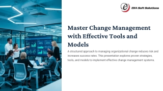 Master Change Management with Effective Tools and Models