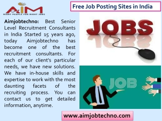 Find the Best Free Job Posting Sites in India