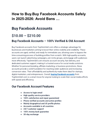 How to Buy.Buy Facebook Accounts Safely in 2025-2026_ Avoid Bans ...