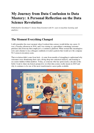My Journey from Data Confusion to Data Mastery