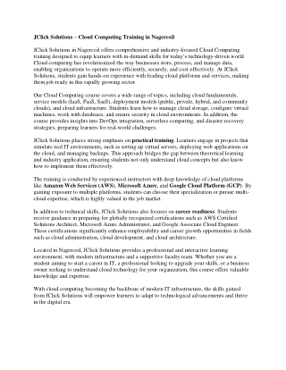 Cloud computing in nagercoil