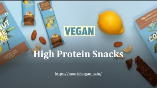 High Protein Snacks
