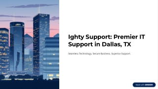 Ighty Support Premier IT Support in Dallas, TX