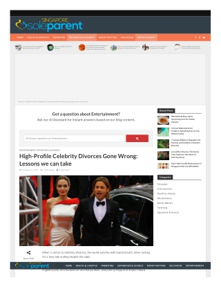 High-Profile Celebrity Divorces Gone Wrong: Lessons we can take