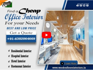 Best Office Interior Designers in Chennai