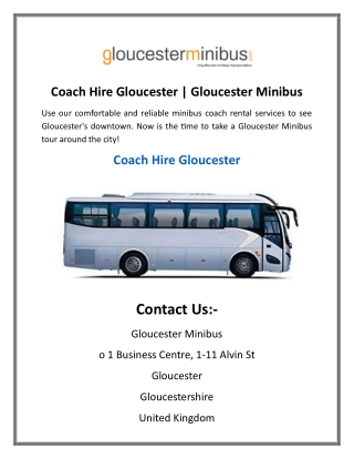 Coach Hire Gloucester