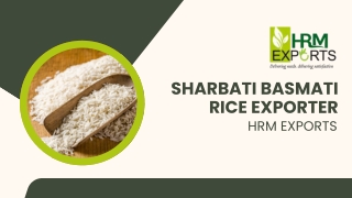 Best Sharbati Basmati Rice Exporter in India