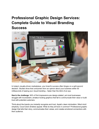 Professional Graphic Design Services_ Complete Guide to Visual Branding Success