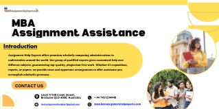 MBA  Assignment Assistance