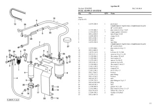 Deutz Fahr agrolux 60 Tractor Parts Catalogue Manual Instant Download